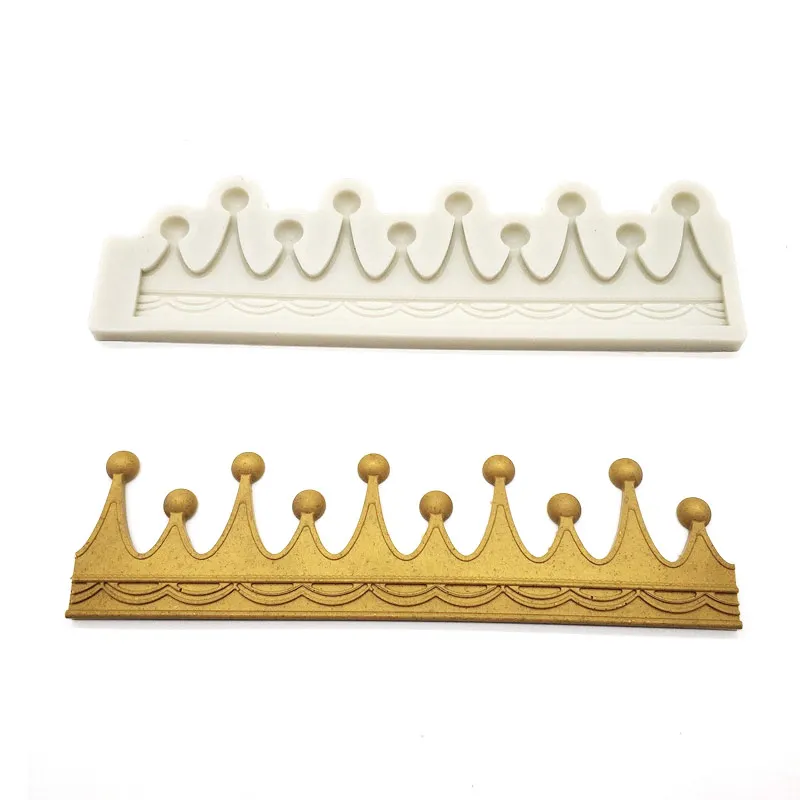 DIY Small Crown Shape Silicone Cake Mold 23x6.5CM Fondant Chocolate Mould Wedding Birthday Decorating Tools |