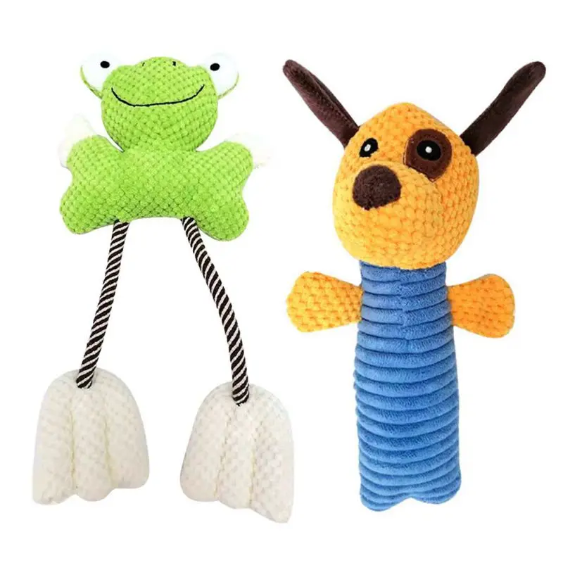 

Симпатичные плюшевые игрушки для собак, жевательная игрушка для животных, жевательная игрушка для маленьких и средних животных, разноцветн...