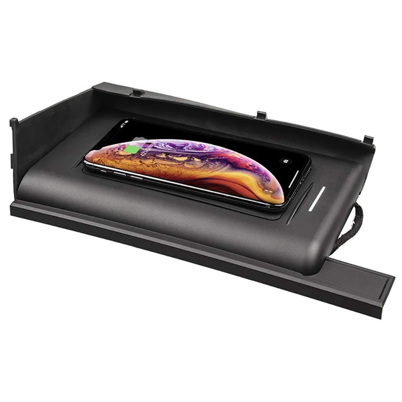 Автомобильный подлокотник коробка Беспроводное зарядное устройство Быстрая