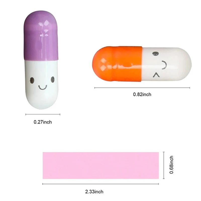 

50 pcs/lot Love Blank Message Capsule Envelope Letter Paper for Children Pill