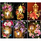 Алмазная живопись 5D сделай сам, живописная вышивка стразами, легкая картина, мозаика с цветами, комнатный домашний декор ручной работы