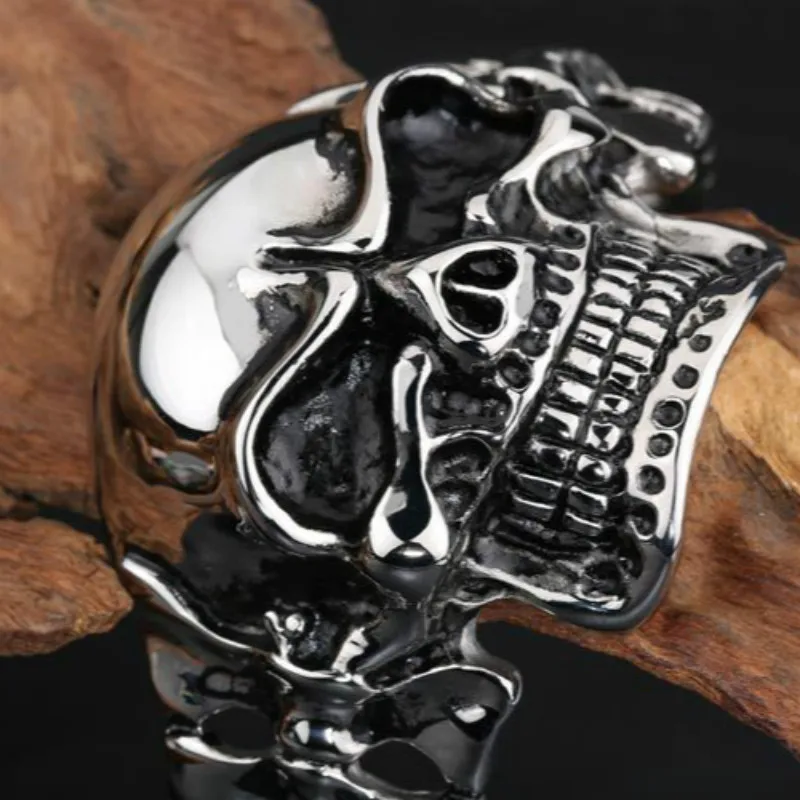 Мужской браслет из титановой стали в стиле ретро | Украшения и аксессуары