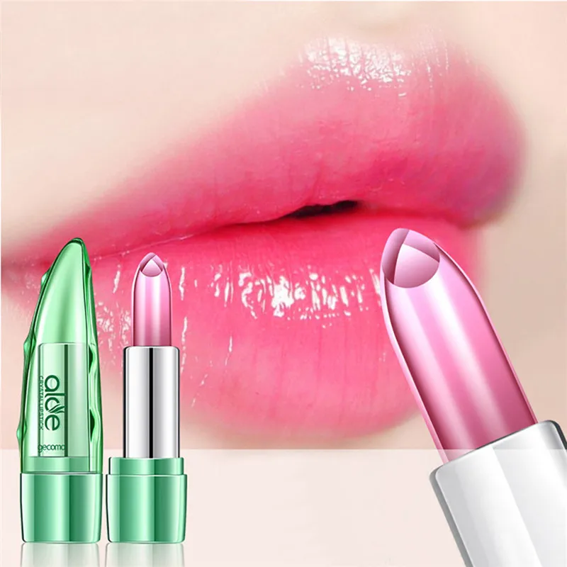 Новый Batom 99% Алоэ Вера натуральный температурный меняющий цвет Желейная помада