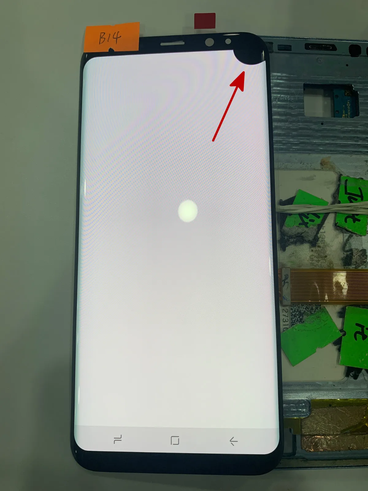 Super AMOLED для samsung Galaxy S8 plus S8+ G955 G955F g955u S8plus дефект ЖК-дисплей с сенсорным экраном дигитайзер 6,2'' - Цвет: B14