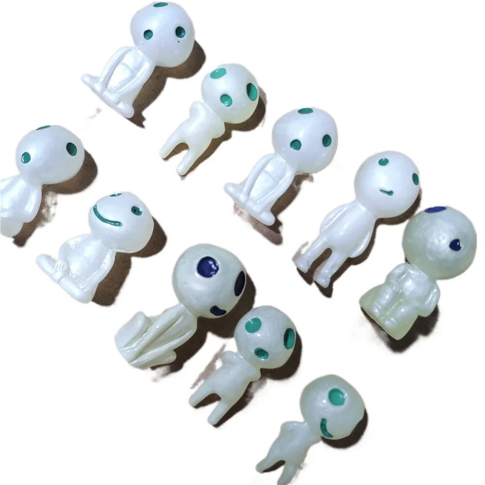 Миниатюрная экшн-фигурка Kodama Tree Spirit Princess Mononoke светящиеся в темноте куклы-эльфы