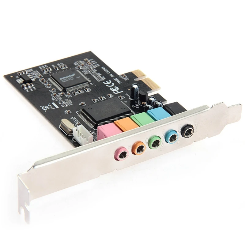 Новая звуковая карта Pci Express Pci-E 5 1-Channel Cmi8738 o W/низкопрофильный кронштейн