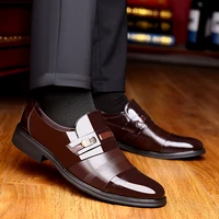oxfords leather mens shoes slip on breathable formal office for man flats casual dress shoes men