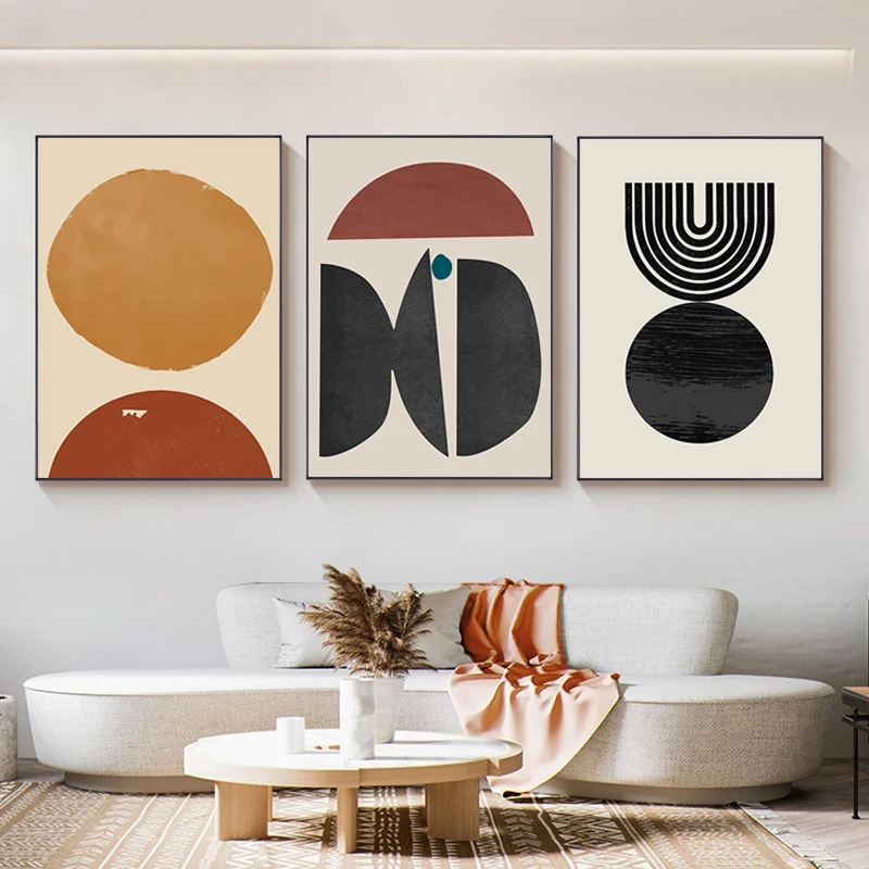 

Abstract geometric Art Posters Print Modern Minimalist Canvas Art Home Decoration Wall Painting Pictures for Living room Bedroom