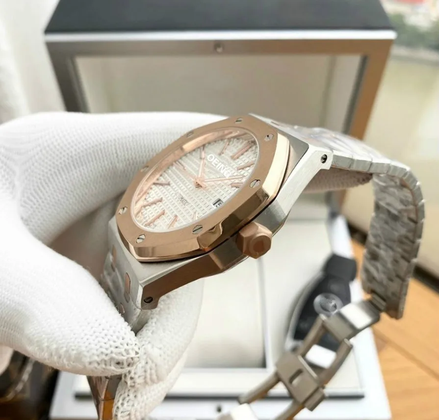 

100m waterproof-audemars-15400st luxury male watch superior automated mechanical male watch-shock-proof wristwatch watches