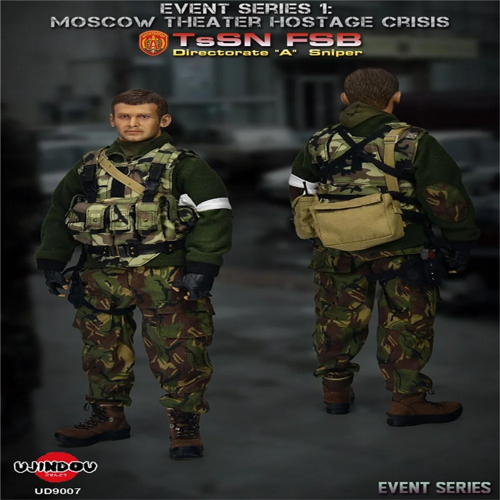 

UD9007 1/6th Russian FSB Moscow Security Agency Alpha Team Theater Hostage Crisis Chest Hanging Bags Vest For Doll Collect
