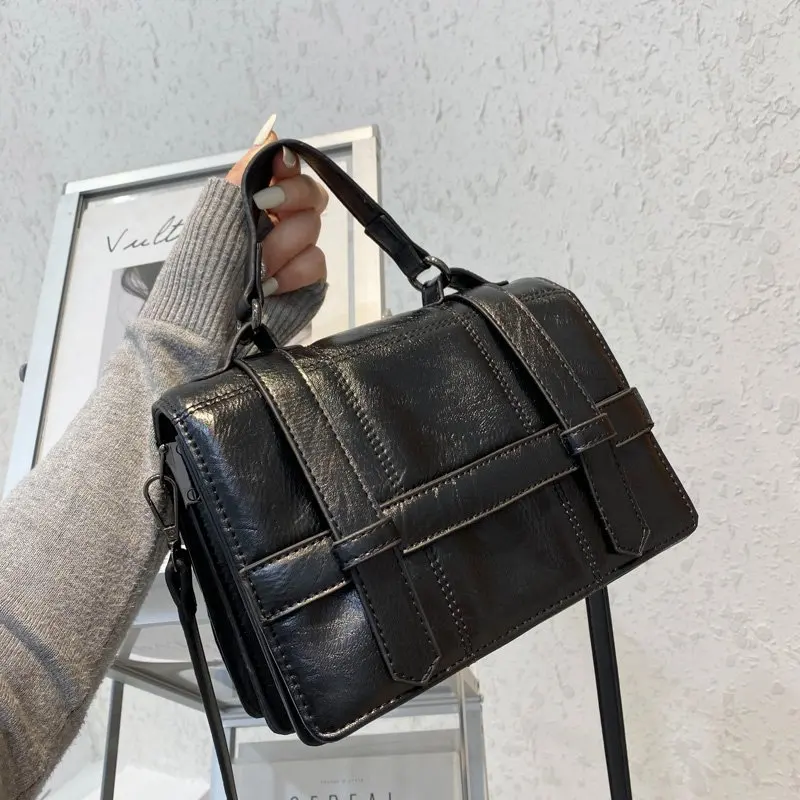 

Small Vintage Retro Female Pu Leather Shoulder Messenger Bags Girls Ladies Crossbody Bag Crocodile Women Handbags New