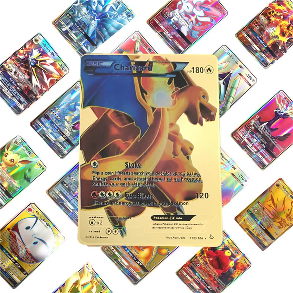 6 шт./лот металлический Dragon Ball Crad(1 шт. золотая металлическая карточка и 5 шт. бумажные игровые карты) с коллекционной пластиковой коробкой Super Dragon Ball Z - Цвет: 6pcs(1Metal 5Paper)