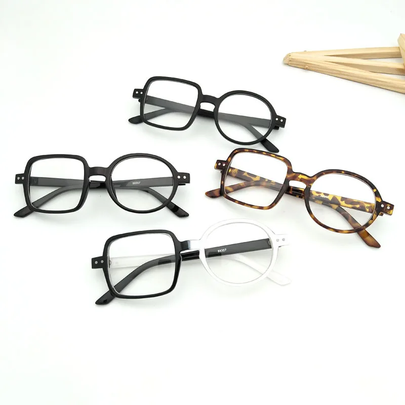 Левое квадратное правое Круглое прозрачное стекло es для чтения антибликовое