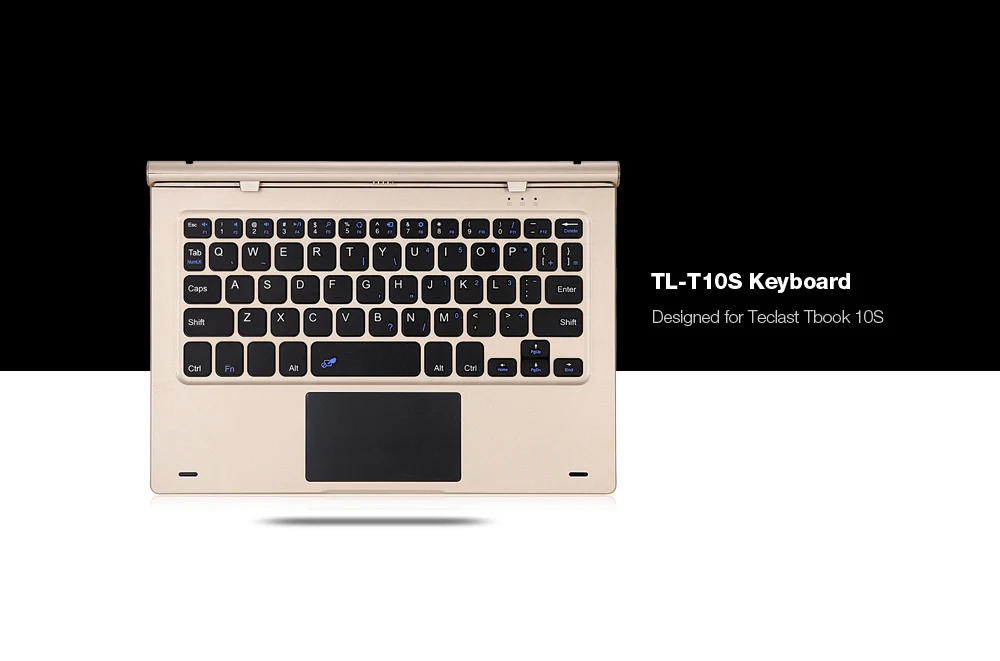 Б/у Teclast Tbook 10S Магнитная док-станция Pogo Pin металлический корпус клавиатура с USB хост Teclast T10S клавиатура