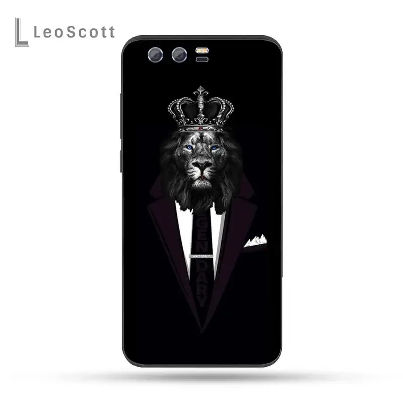 

Suit shirt tie lion crown Phone Case For Huawei Honor view 7a5.45inch 7c5.7inch 8x 8a 8c 9 9x 10 20 10i 20i lite pro
