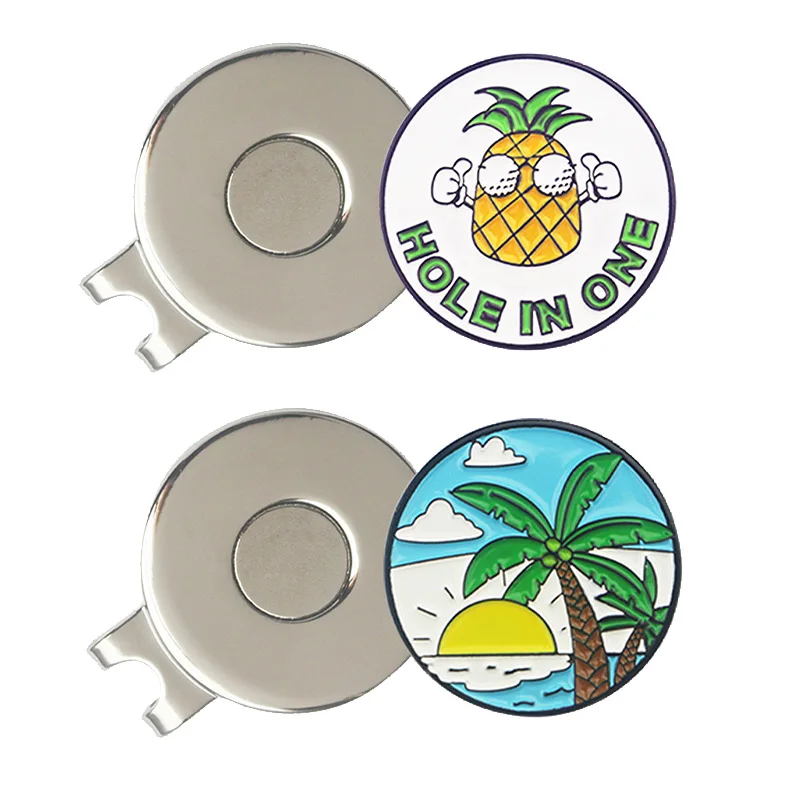 PINMEI Зажимы для маркера и шапки мяча гольфа набор из 2 подарочных наборов женского