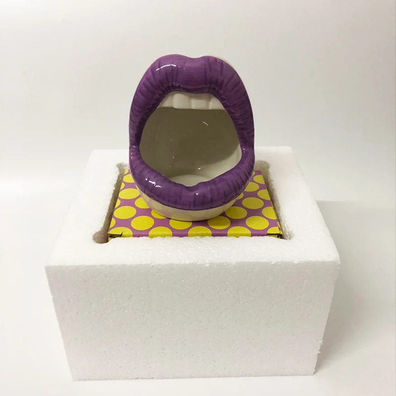 Пепельница пикантные губы керамическая пепельница Бездымная домашняя декорация