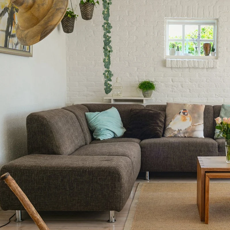 

2M Eucalyptus Wreath Simulation Plant Eucalyptus Leaf Eucalyptus Leaf Rattan Wedding Event Decoration