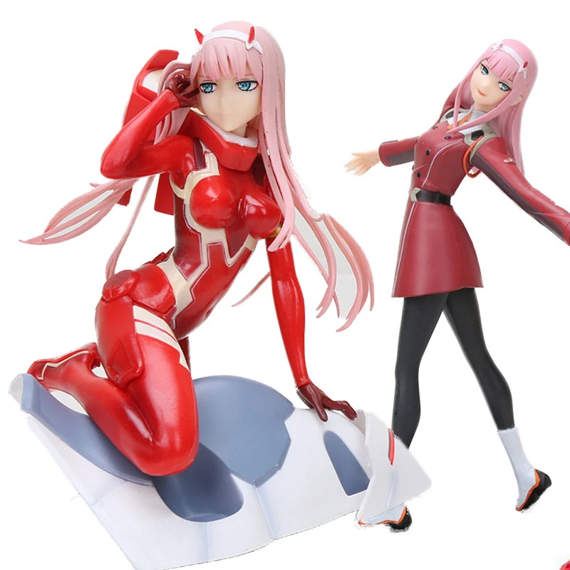 Фигурка героя из аниме Дарлинг в Фране 16 21 см ПВХ Zero Two 02 Коллекционная модель