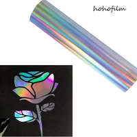 hohofilm holographic rainbow craft vinyl cutting vinyl adhesive faux artificial for car wall cutting film self adhesive
