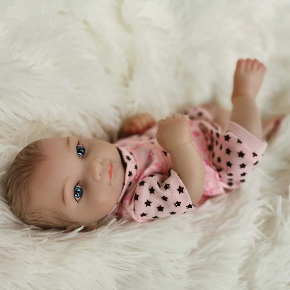 OtardDolls 1" 22 см Reborn Baby Doll Полные Силиконовые куклы мягкие игрушки для мальчиков и девочек подарок на день рождения эмалированные Детские куклы Reborn