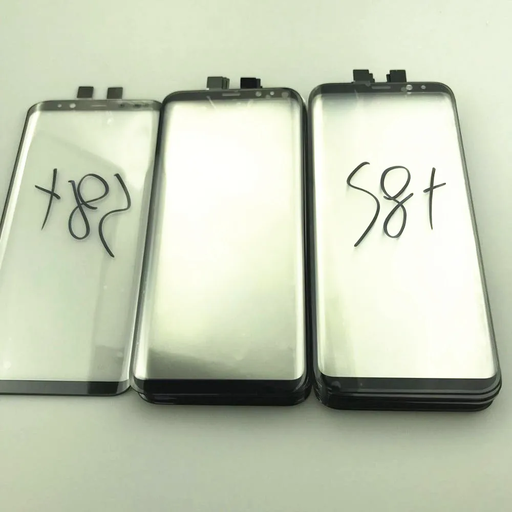 Сменная Передняя стеклянная панель для Samsung S8 Plus стекло ремонта разбитого