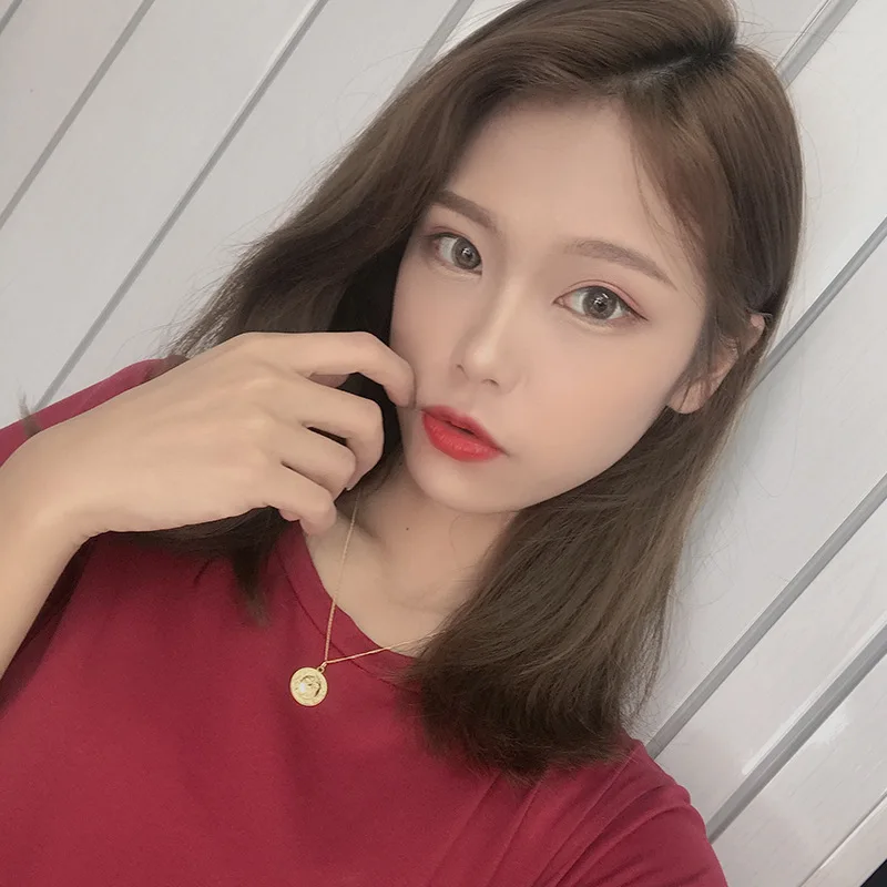 Ожерелье для монет Trusta серебро 925 пробы ожерелье с подвеской украшенное Луной и