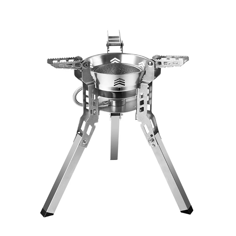 

Outdoor Barbecue And Camping Gases Stoves High Power Furnaces Folding Furnaces Outdoor Stoves Windproof Camping Equipment
