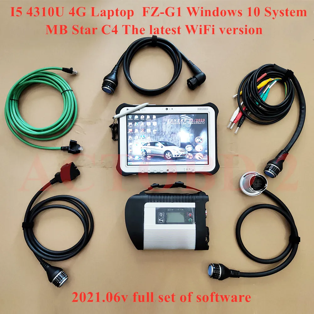 Новейший Wi Fi Мультиплексор MB star C4 Panasonic fz g1 i5 5300 8g планшет с 2021 06 v полным