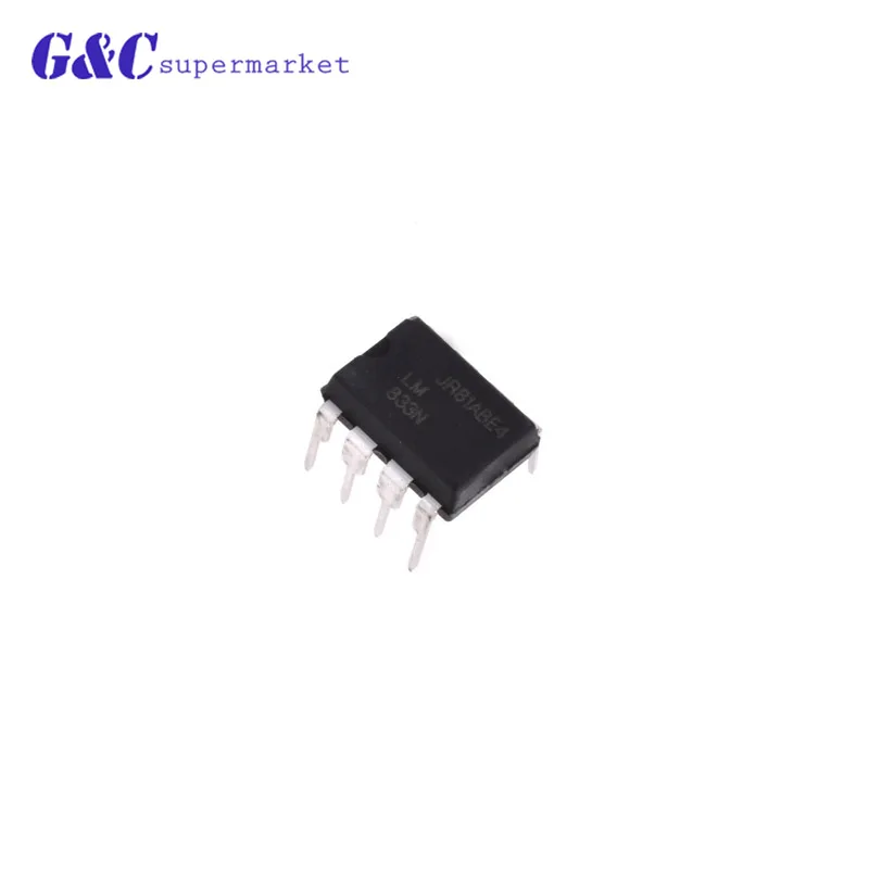 10 шт. LM833N DIP8 LM833 DIP новая и оригинальная IC diy Электроника|Интегральные схемы| |