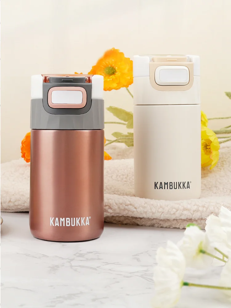 

GY Button Vacuum Cup Stainless Steel Vacuum Cup Men and Women Couple Cute High-Grade Water Cup