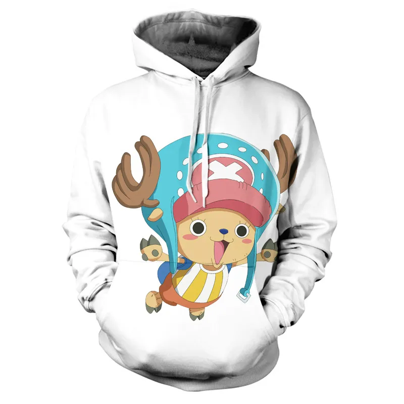 

Fall 2021 New Anime Hoodie 3D Printed Sweatshirt Luffy Casual Sweatshirt Men's Funny Pullover