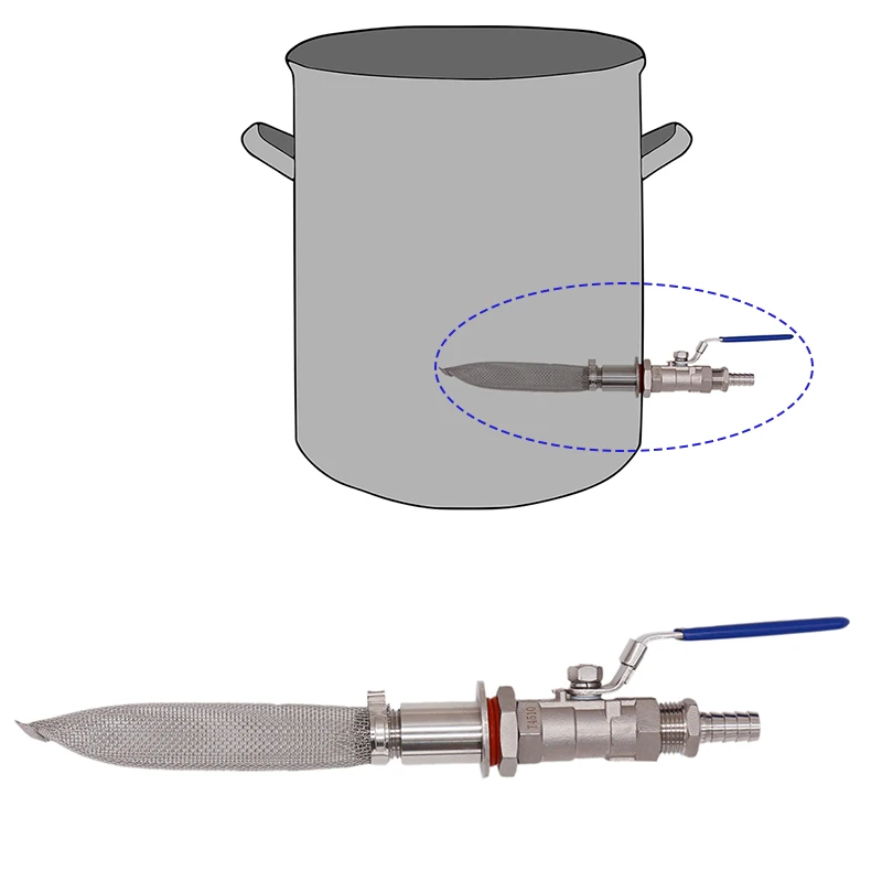 Бесплатная доставка набор клапанов для чайника из нержавеющей стали 1/2 дюйма с
