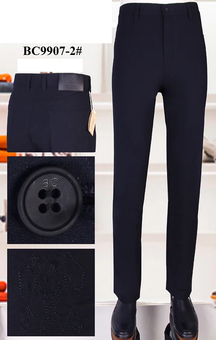 

BILLIONAIRE pants men 2020 spring summer commerce comfort solid color embroidery pattern genteman size 31-40 free shipping