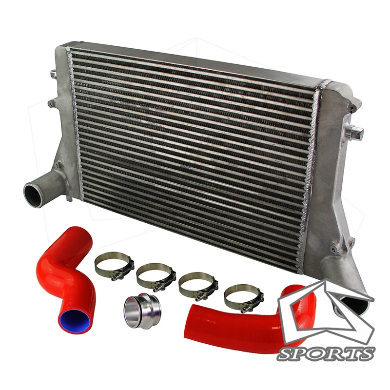 Интеркулер + силиконовый шланг/труба/трубопровод (Версия 2) Наборы для VW 06 10 GTI Golf