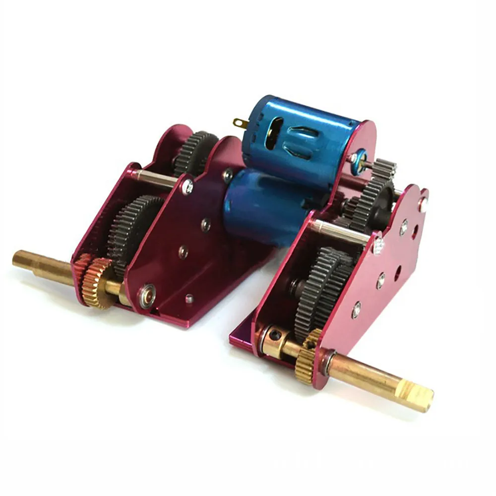 Bevel Bearing Drive коробка передач с мощным двигателем для 1/16 HENGLONG Tank Tiger I svit T34 Тип 99 Leopard
