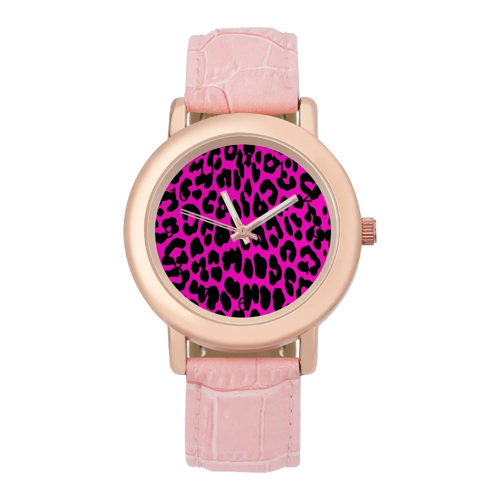 Leopard Pattern Quartz Watch Animal Skin High Class Vintage Wrist Watch Stainless Female Outdoor Wristwatch