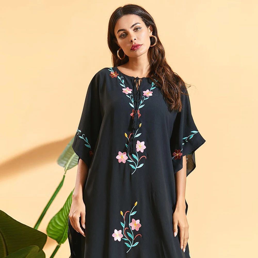 Платья Abaya Дубай Турция мусульманская Мода хиджаб платье мусульманский ислам