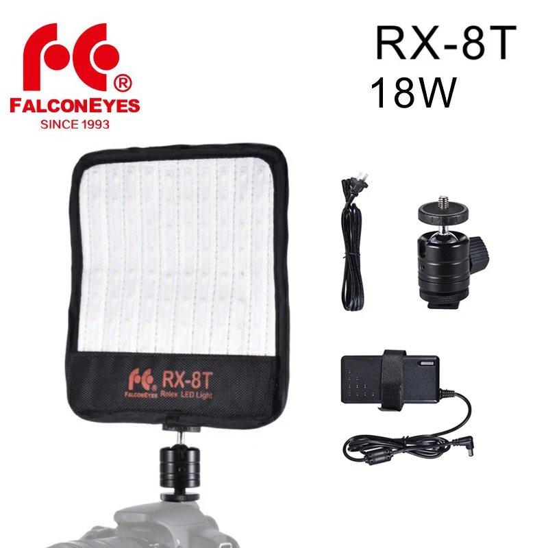 Falcon Eyes RX 8T 5600K Дневной свет портативный светодиодный фотосветильник 90 шт.