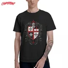 Повседневные щит крест средневековый воин Меч Рыцари футболка с тамплиерами для мужчин 100% хлопковые футболки с короткими рукавами футболки для девочек, топы с принтом