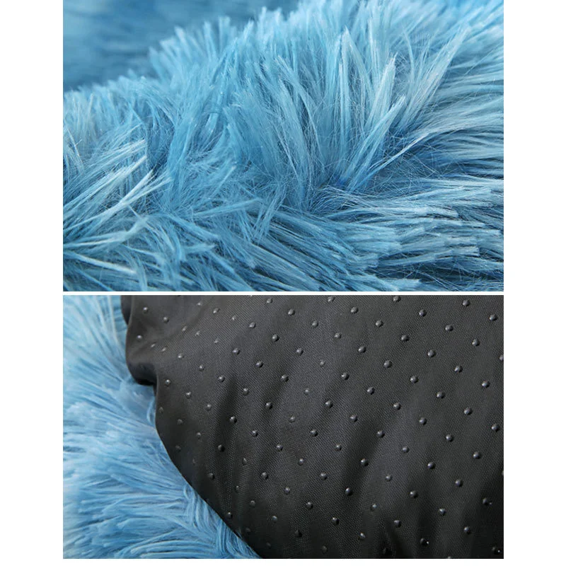 

Super Soft Dog Bed House Dog Mat Plush Cat Mat Cats Nest For Large Dogs Bed Labradors House Round Cushion Pet Product Supplies
