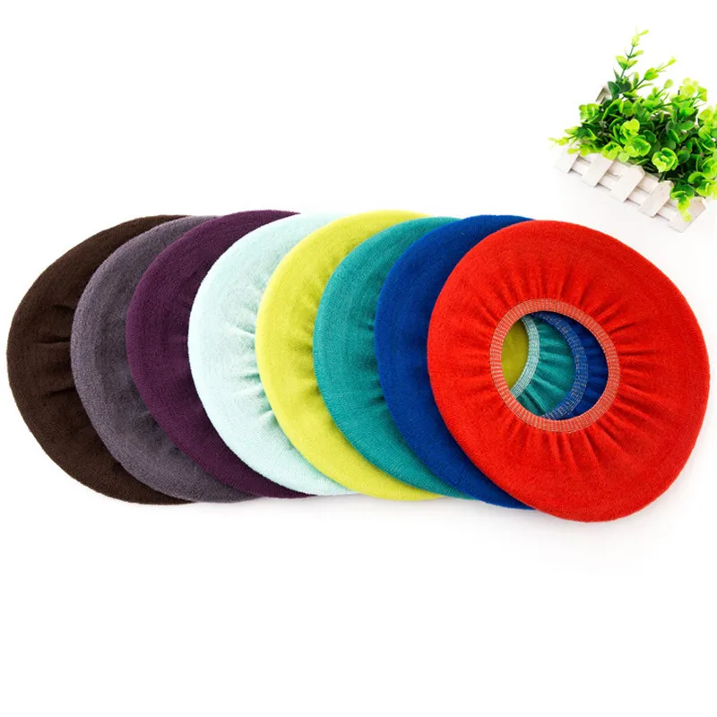 random color 1pcs Красочное теплое мягкое сидение для унитаза коврик ванна унитаз протектор моющиеся удобные мягкие подушки - Цвет: random color 1pcs