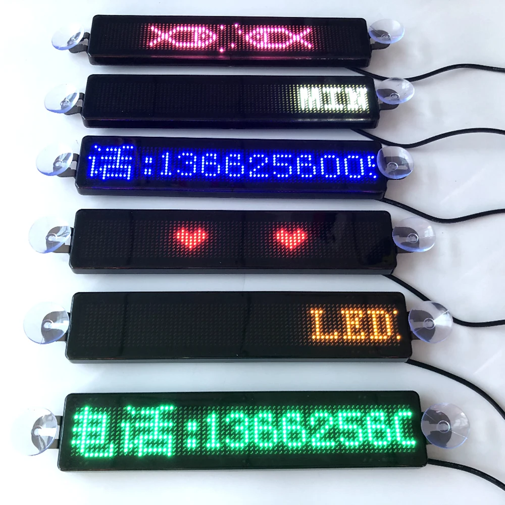 

2021 New Bluetooth Programmable Car 12V Scrolling LED Display