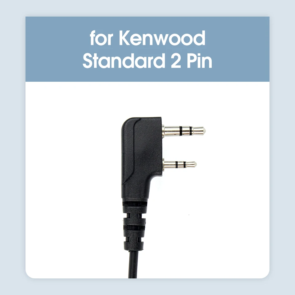 Retevis 2 контактный наушник микрофон палец PTT гарнитура для Kenwood BAOFENG UV 5R BF 888s H777 TYT Ham