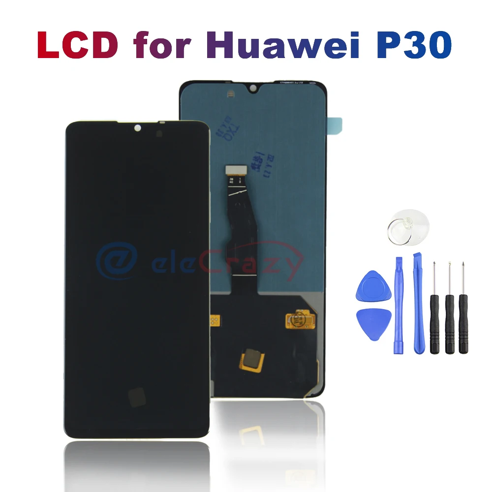 ЖК дисплей AMOLED для Huawei P30 ELE L29 L09 сенсорный экран с дигитайзером в сборе замена 100%