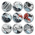 Ручная работа, крюк, линия, узор, ручная работа, Круглый Фото, стеклянный кабошон, демонстрация, плоская задняя часть, сделай сам, collier, ювелирное изделие, фурнитура для аксессуаров