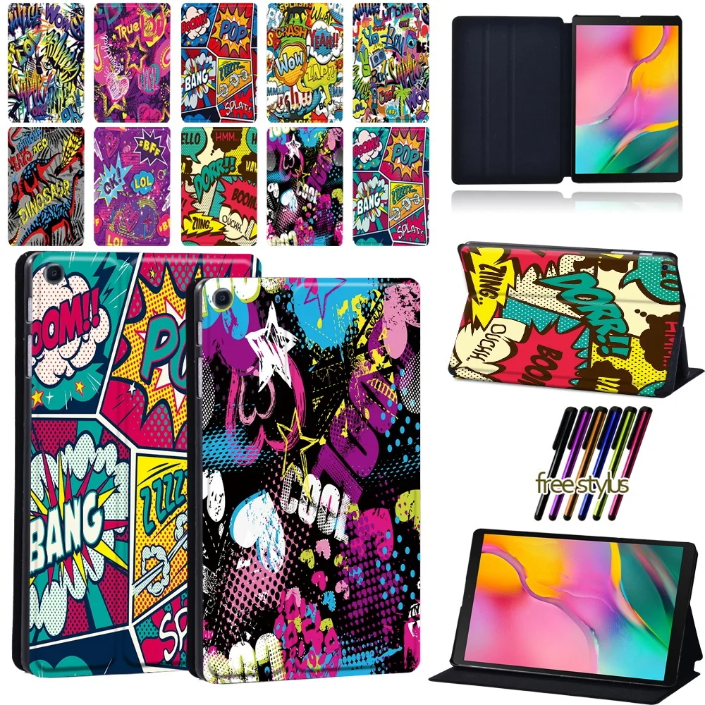 

Tablet Case for Samsung Galaxy Tab S7/Tab S6 Lite/Tab S6/Tab S4/S5e(T720/T725) Pu Leather Protective Cover + Free Stylus