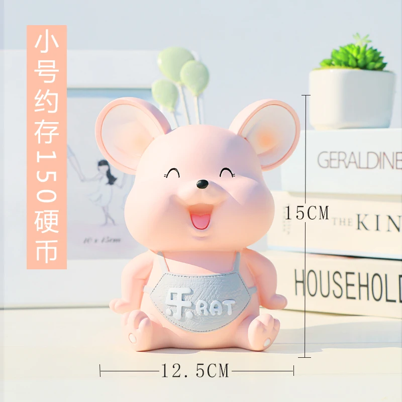 Сейф мышь копилка счетчик подарок на день рождения милый детский мультфильм