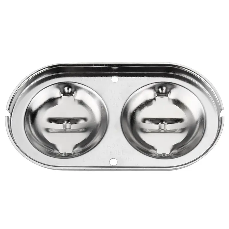 Хромированная крышка главного тормозного цилиндра с двумя тормозами под залог