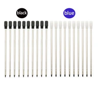 10 package gold oily water glass ballpoint pen accessories 7 cm ink color black blue ballpoint pen must have office supplies